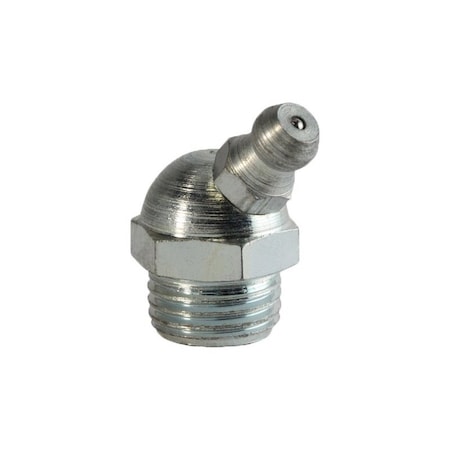 Heritage Industrial Grease Fitting, 1/2"-20UNF 45D CS Z3 H1740Z3